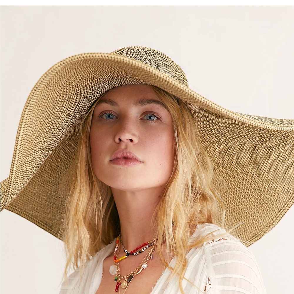 Free People Shady Character Wide Brim Hat